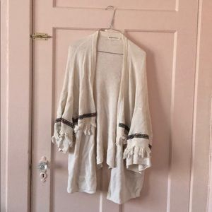 HM x Coachella Fringe Woven Cardigan